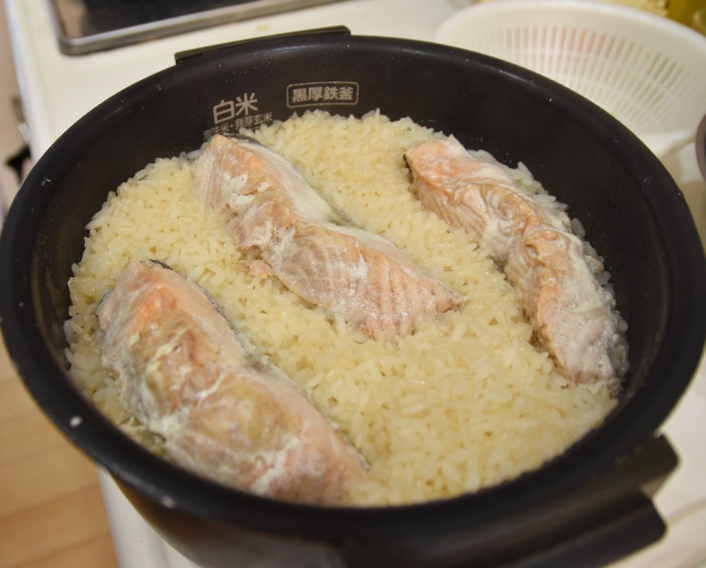 おいしそうに炊き上がりました!