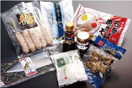 石巻を代表する食品メーカーの商品がまとめて手に入るセット「絆」