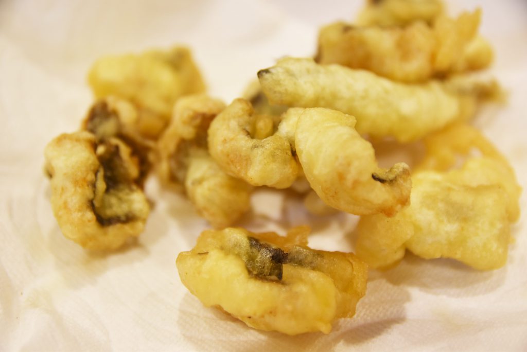 天ぷらにするとふわっふわの食感で最高に美味なのであります！