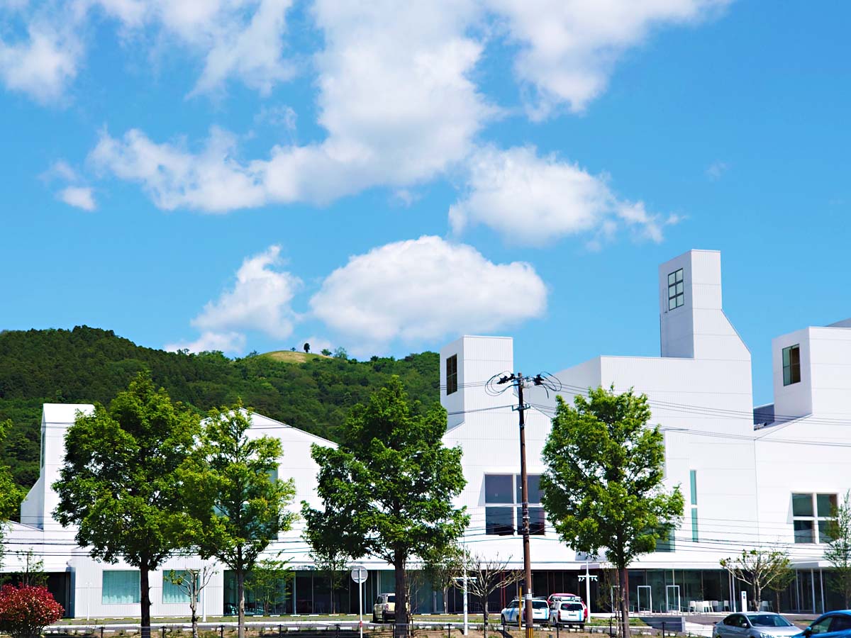 まきあーとテラスから見たトヤケ森山